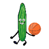 Basketball,athlete,cucumber,cucumber,athlete