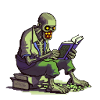 Pixel-Zombie – Lesezeit im Retro-Style