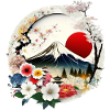Beau motif japonais