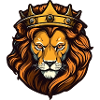 Royal Lion with Crown