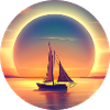 Sailing into the sunset