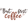 But first coffee black