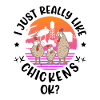 J’aime juste l’éleveur de poulets