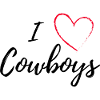 I love cowboys heart