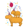 Capybara Birthday