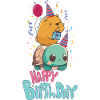 Capybara Birthday