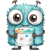 Googly Eyes Monster Drawing