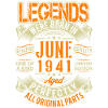 1941 June Birthday Legend