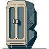 Geometric Retro Fridge