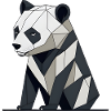 Origami Panda Bear