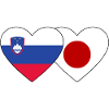 Slovenia Japan Heart Flag