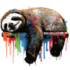 Graffiti Sloth