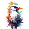 Graffiti Aquarelle Möwe Mouette