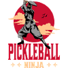Pickleball Ninja Japanese Art Samurai Pickleballer