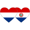 Holland Paraguay Heart Flag