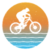 Sunset Mountainbike Retro VTT Mountainbiker