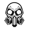 Toxic Raver Skull