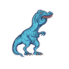 TRex Meme Dino with overbite Natalie with th Natha