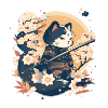 Samurai Cat