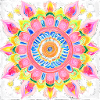 Botanical Mandala Ölgemälde
