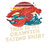 Questa è la mia camicia da mangiare gamberi Retro Crawfish