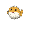 Kawaii Hedgehog Fish