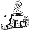 Cozy Steam Mug with Scarf
