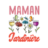 Maman jardinière de légumes
