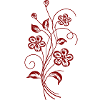 Blumenranke, Fleurs