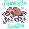 Lieblings-Morgen-Blue-Routine