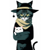 Hatter cat