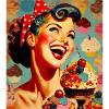 50s retro style