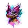 Kleiner Drache Bunt