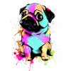 Cartoon Pug