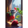 The mouse and the strawberries