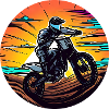 Motorcycle Motocross Sunset