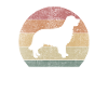 Retro Golden Retriever Sunset