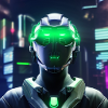Cyberpunk Space Soldier