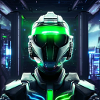 Cyberpunk Space Soldier