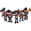 Cartoon Mariachi Band
