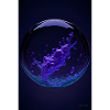 Clouds in a bubble purple2
