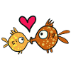 Fish kiss, kissing fish