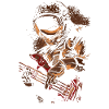 Astronaut mit Gitarre