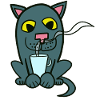 Coffee and cat
