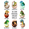 Bébés dinos dans l’œuf