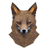 Geometric Fox Head
