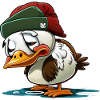 Sad Duck Comic Graphic