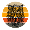Wolf Sunset Head
