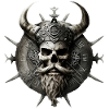 Viking Skull Dark