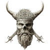 Viking Skull Bright